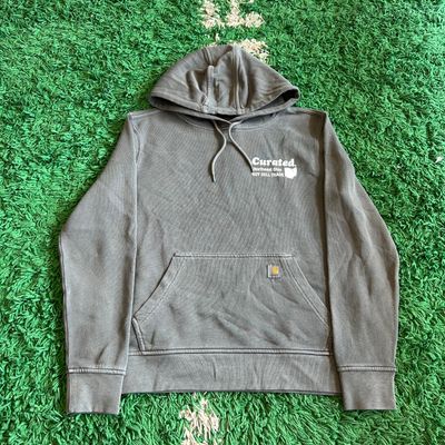 NEW WOMEN'S CURATED CARHARTT 5 YEARS HOODIE WASHED GREY