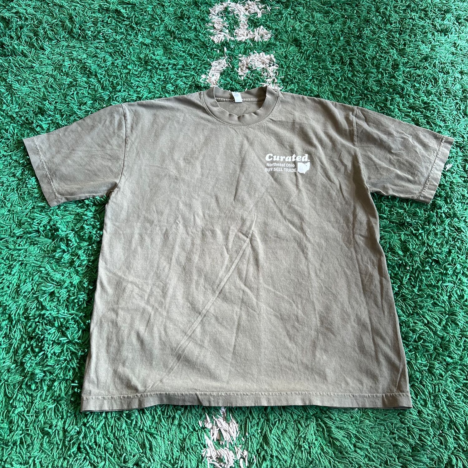 NEW CURATED 5 YEARS TEE ARMY GREEN