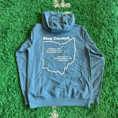NEW CURATED CARHARTT 5 YEARS HOODIE WASHED BLUE