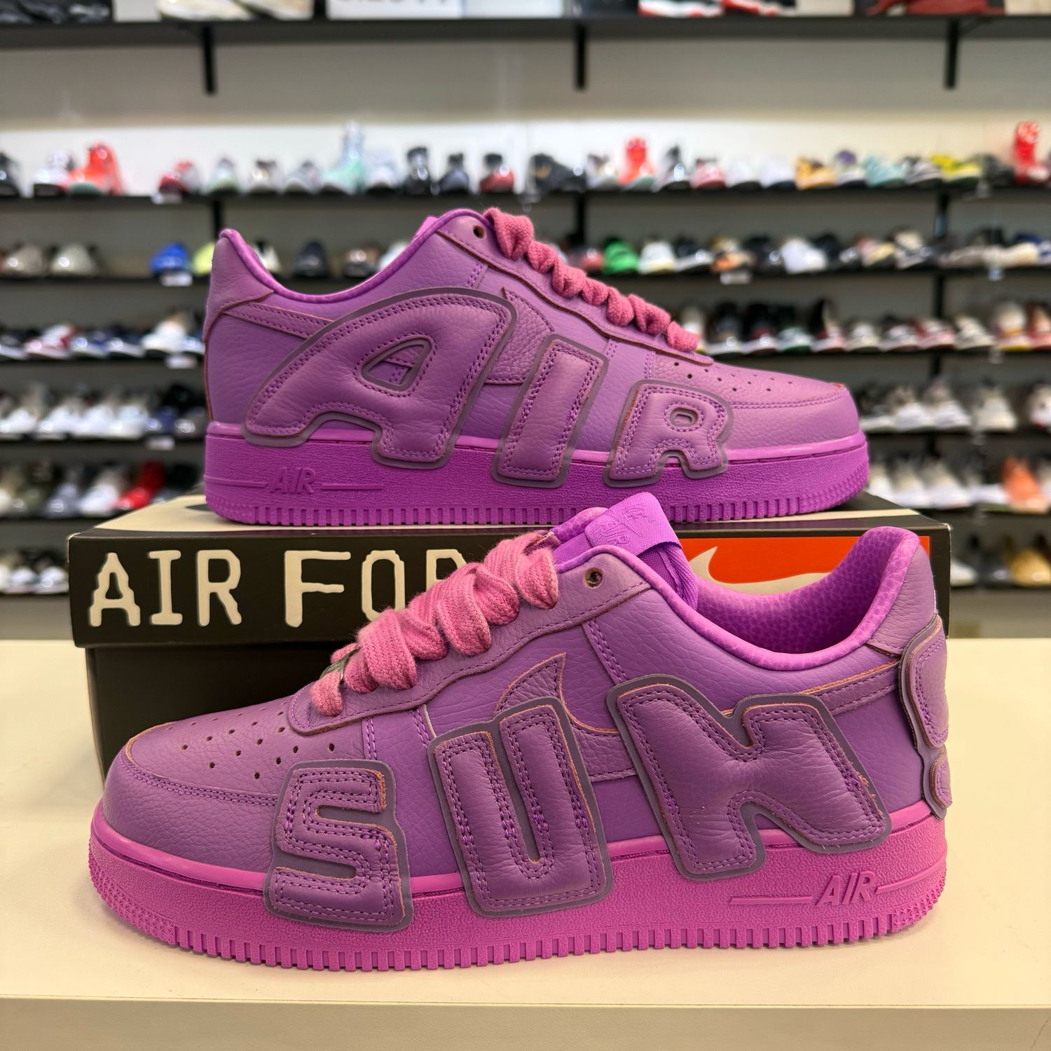 PO NIKE AIR FORCE 1 LOW CACTUS FLEA MARKET FUCHSIA DREAM SX SIZE 8.5