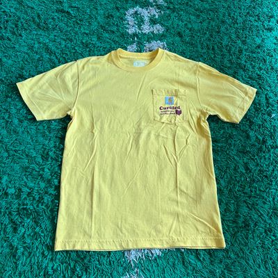 NEW CURATED CARHARTT 2 STORE TEE YELLOW