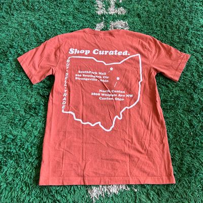 NEW CURATED CARHARTT 2 STORE TEE CLAY RED