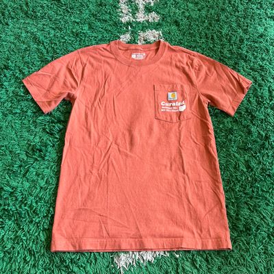 NEW CURATED CARHARTT 2 STORE TEE CLAY RED