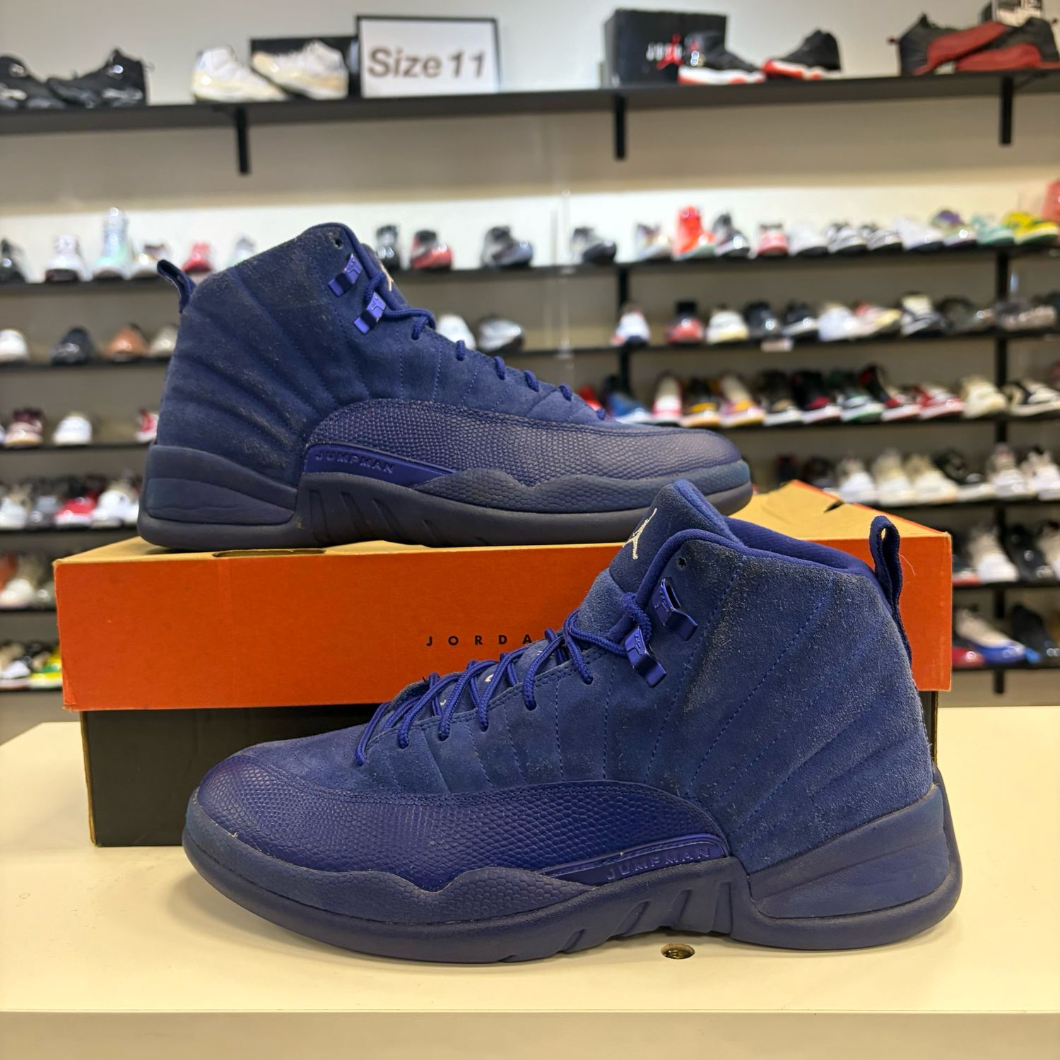PO AIR JORDAN 12 DEEP ROYAL BLUE SIZE 10.5