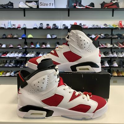 PO4 AIR JORDAN 6 CARMINE (2021) SIZE 10.5
