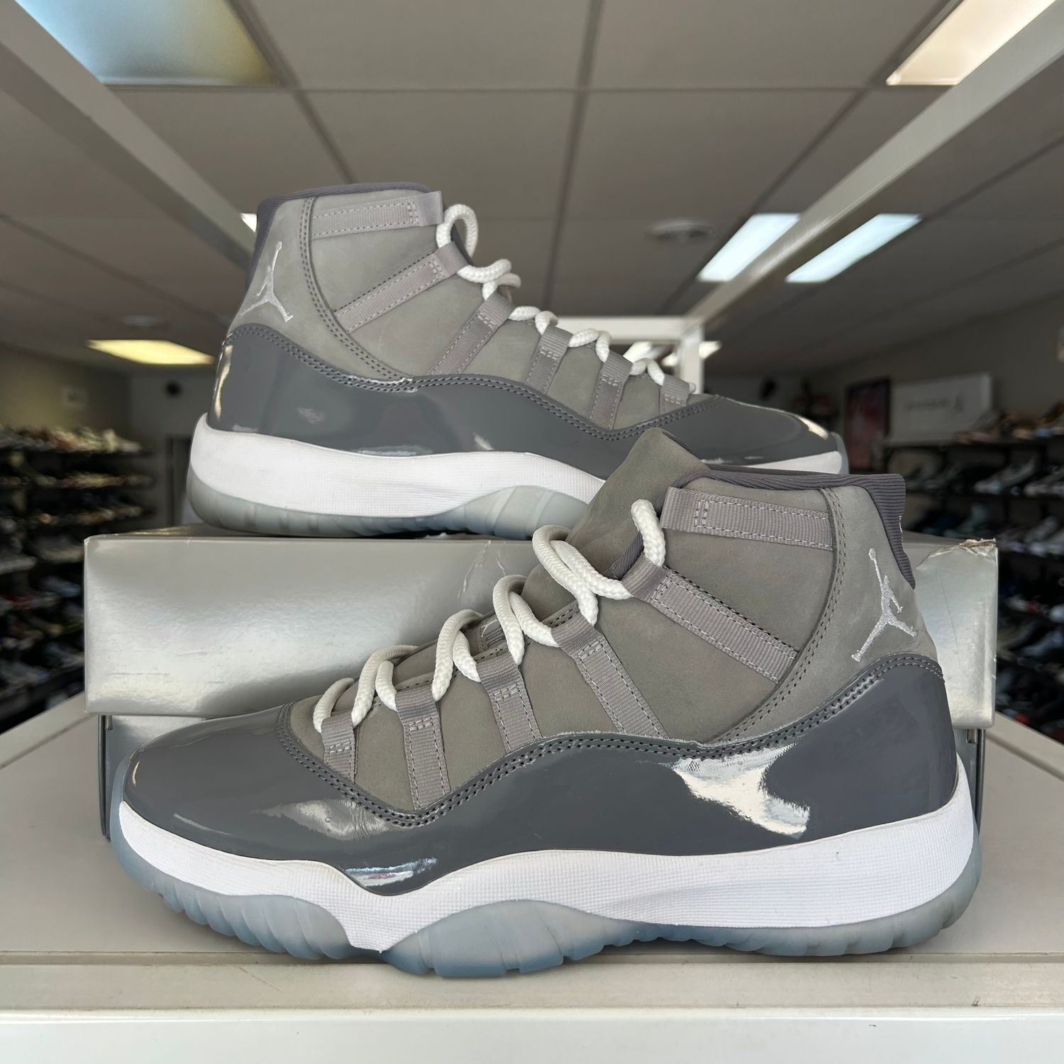 PO5 AIR JORDAN 11 COOL GREY SIZE 10