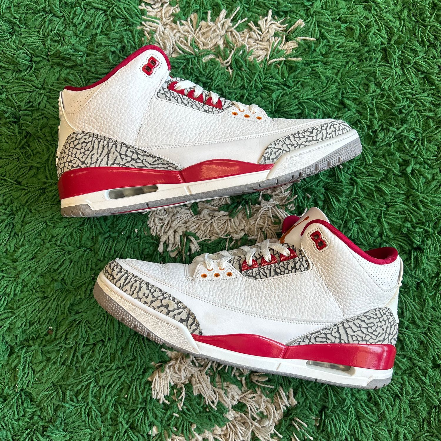 PO NB AIR JORDAN 3 RETRO CARDINAL RED SX SIZE 13