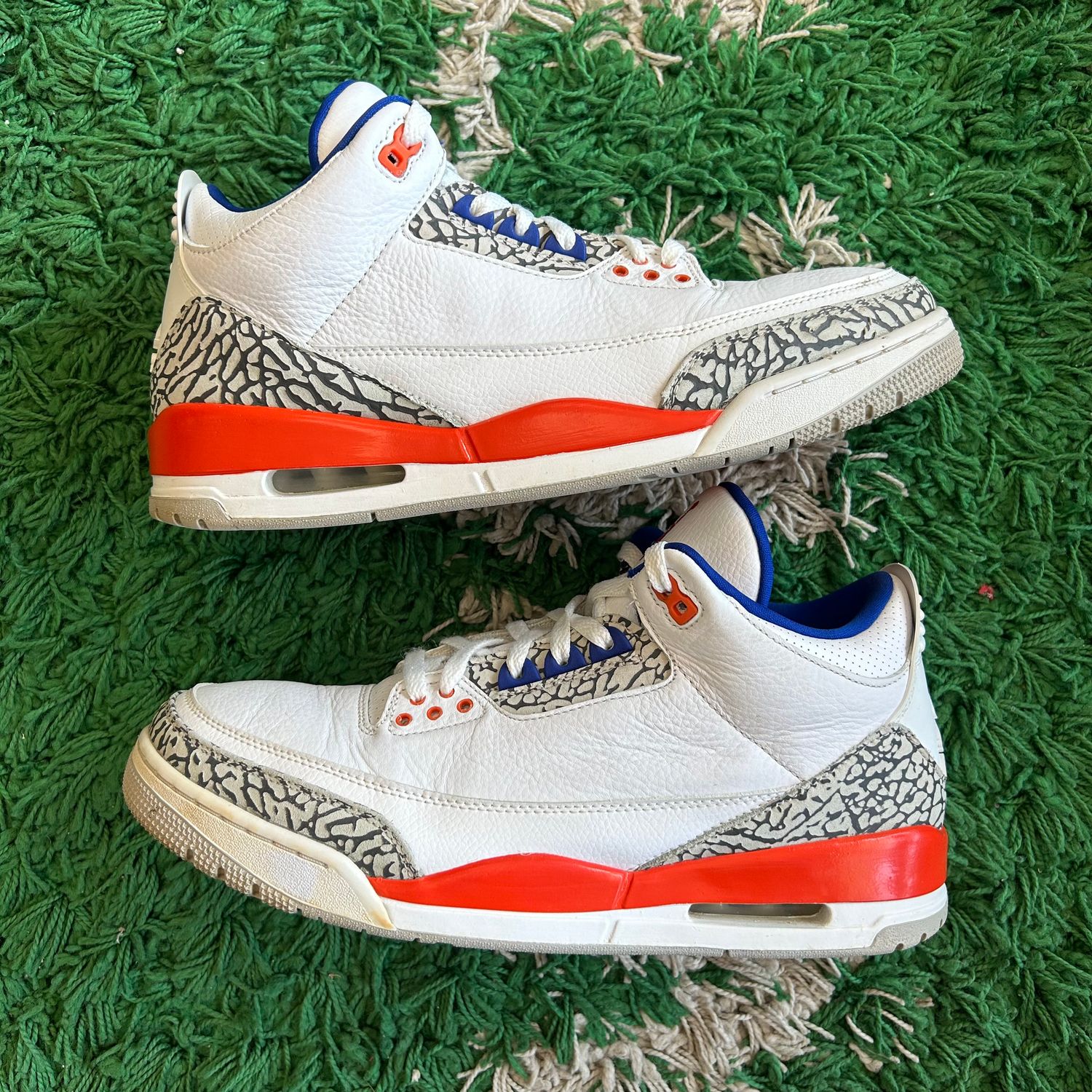 PO NB AIR JORDAN 3 RETRO KNICKS SX SIZE 12.5