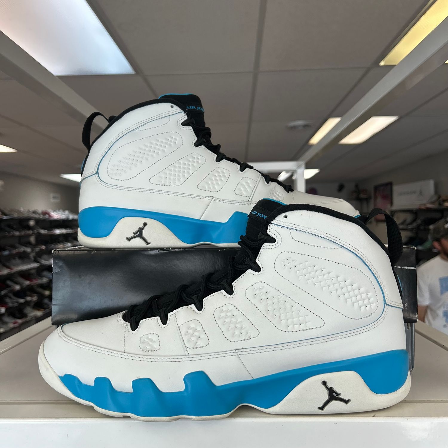 PO AIR JORDAN 9 RETRO POWDER BLUE (2024) SX SIZE 14