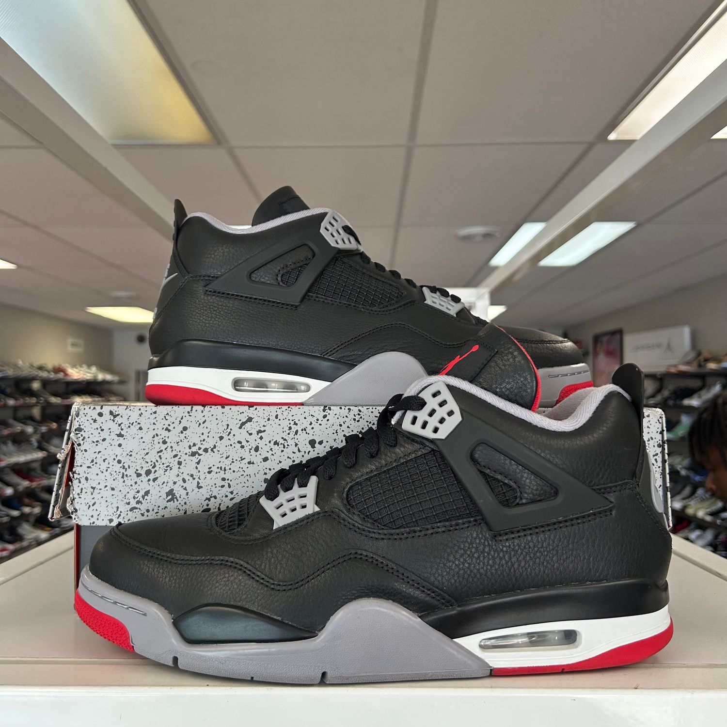 PO AIR JORDAN 4 BRED REIMAGINED SX SIZE 14