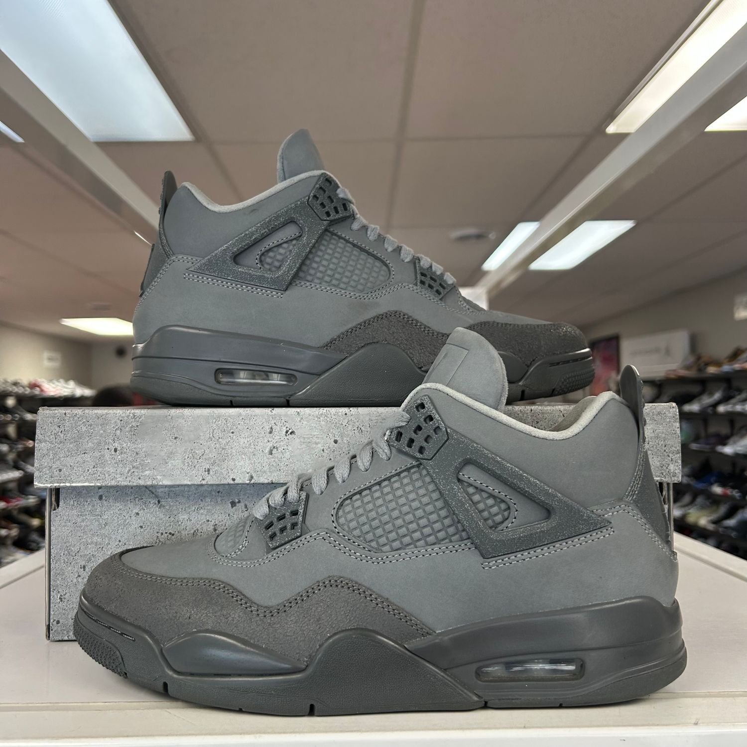 PO2 AIR JORDAN 4 WET CEMENT PARIS OLYMPICS SIZE 9.5