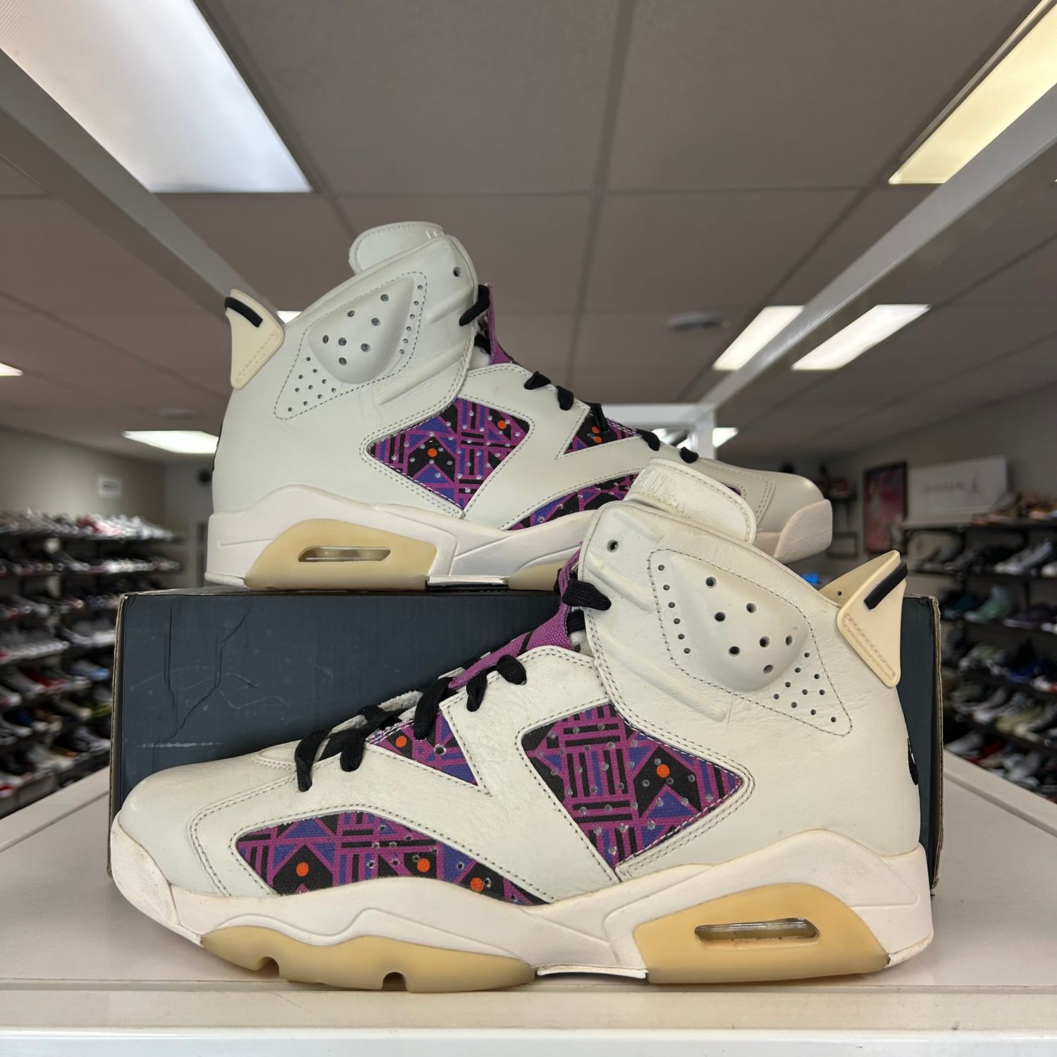 PO (NO LID) AIR JORDAN 6 RETRO QUAI 54 (2020) SX SIZE 12