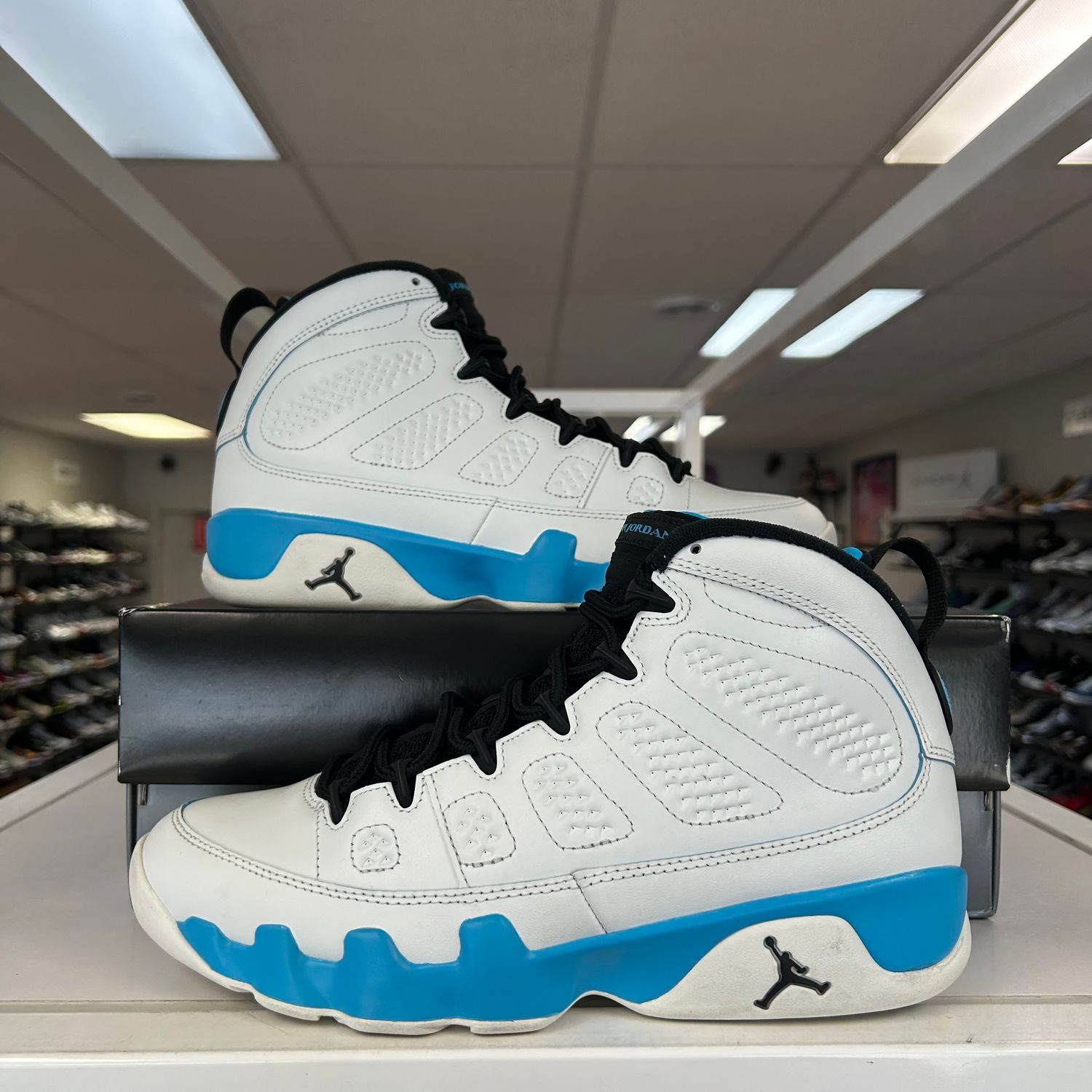PO2 AIR JORDAN 9 RETRO POWDER BLUE (2024) SX SIZE 8.5