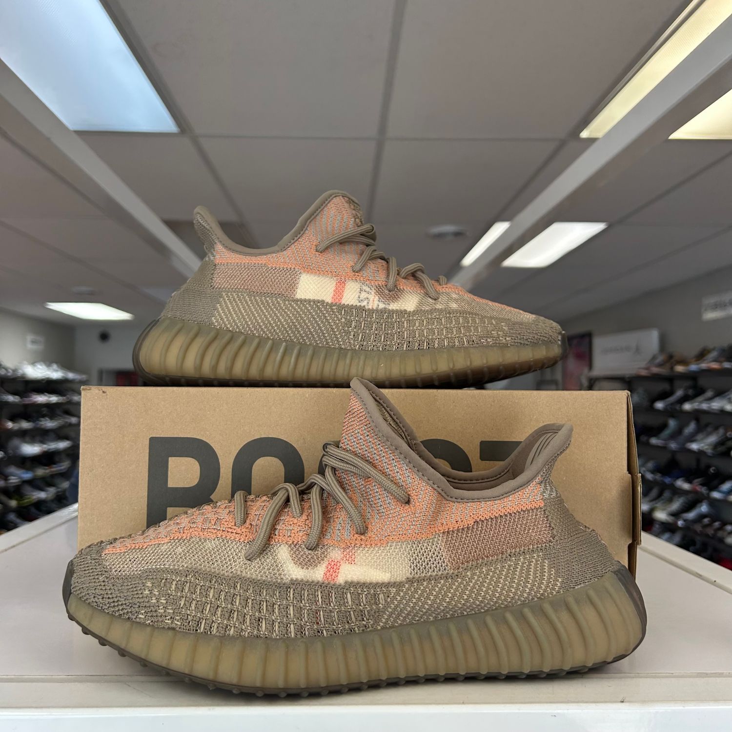 PO ADIDAS YEEZY 350 V2 SAND TAUPE (SX) SIZE 8