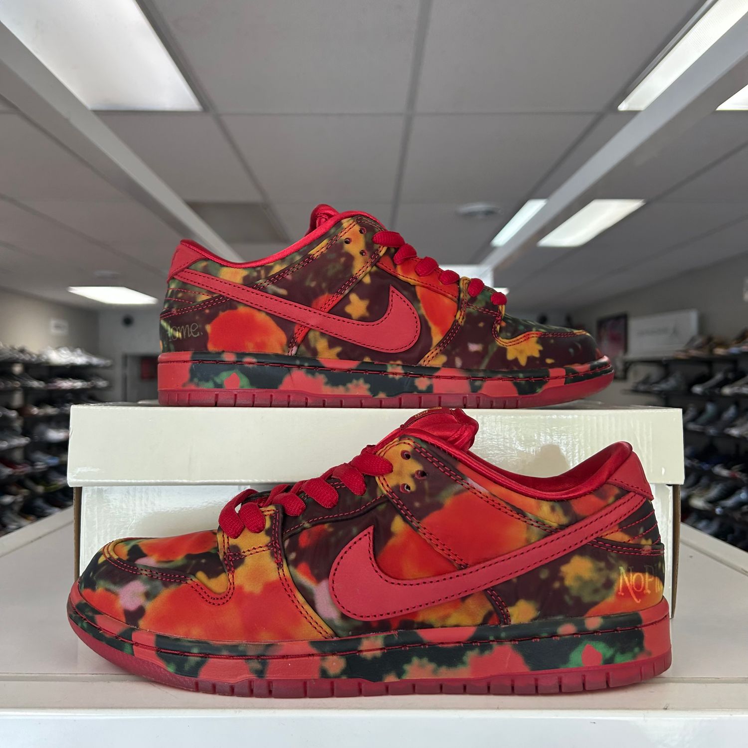 PO NIKE SB DUNK LOW THE WIZARD OF OZ POPPY FIELD SIZE 9
