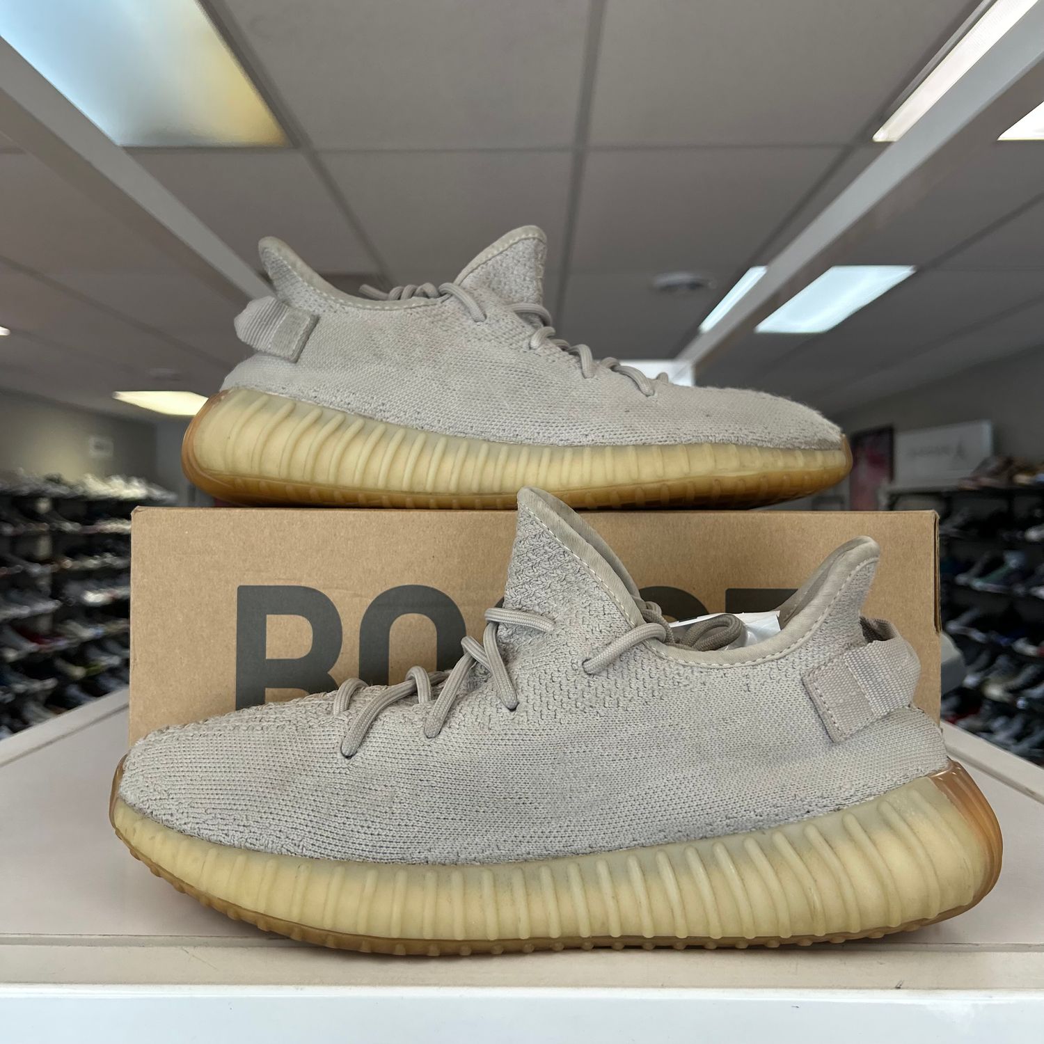 PO ADIDAS YEEZY 350 V2 SESAME SX SIZE 10.5