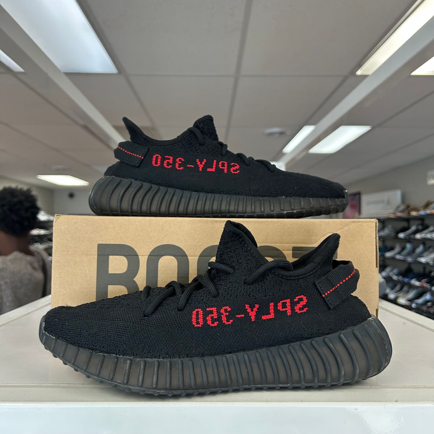 PO ADIDAS YEEZY 350 BRED (SX) SIZE 8.5