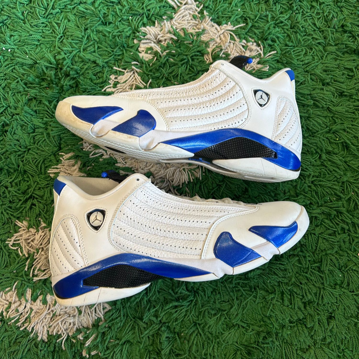 PO NB AIR JORDAN 14 WHITE HYPER ROYAL (SX) SIZE 13