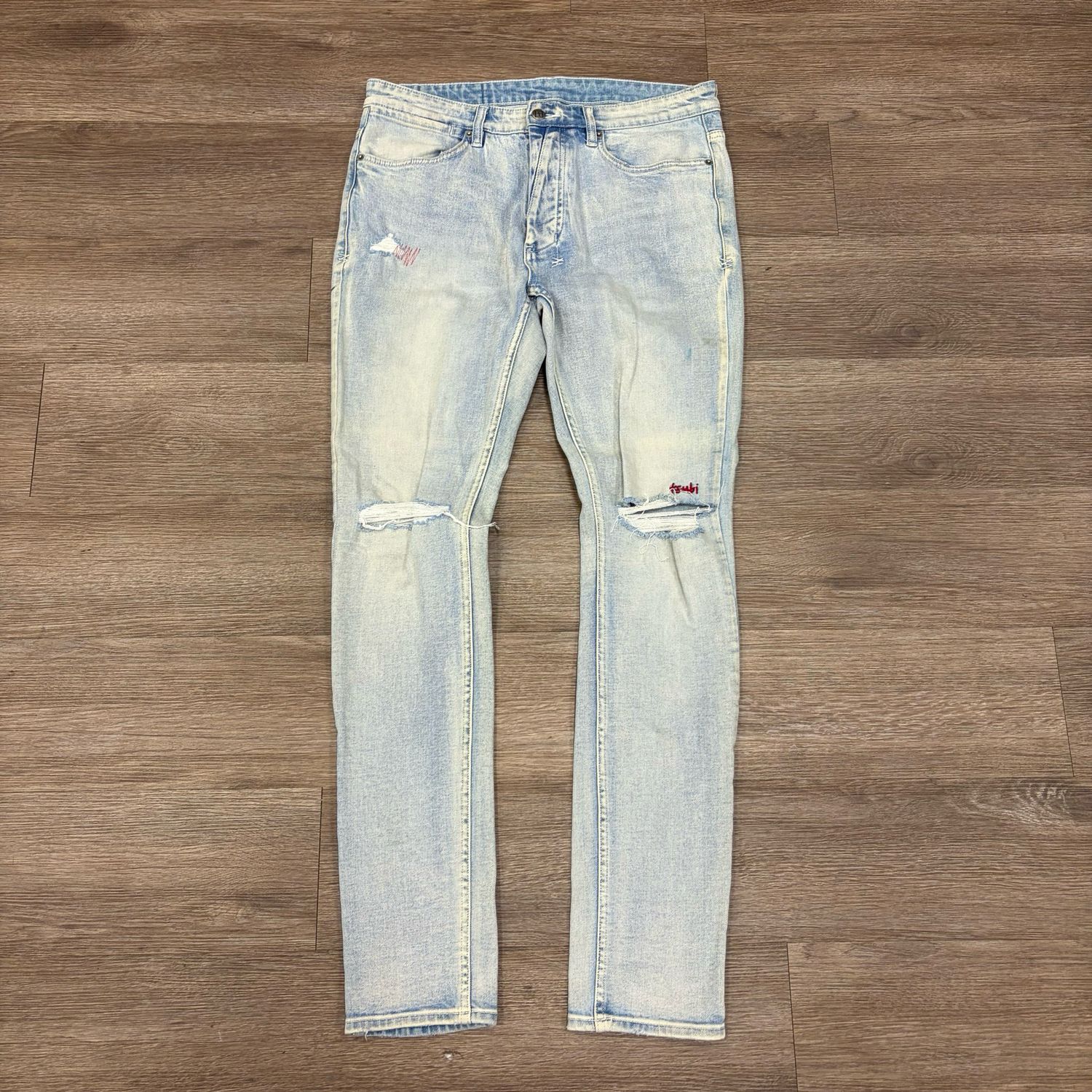 PO KSUBI VAN WINKLE DENIM BLUE ICE SIZE 34