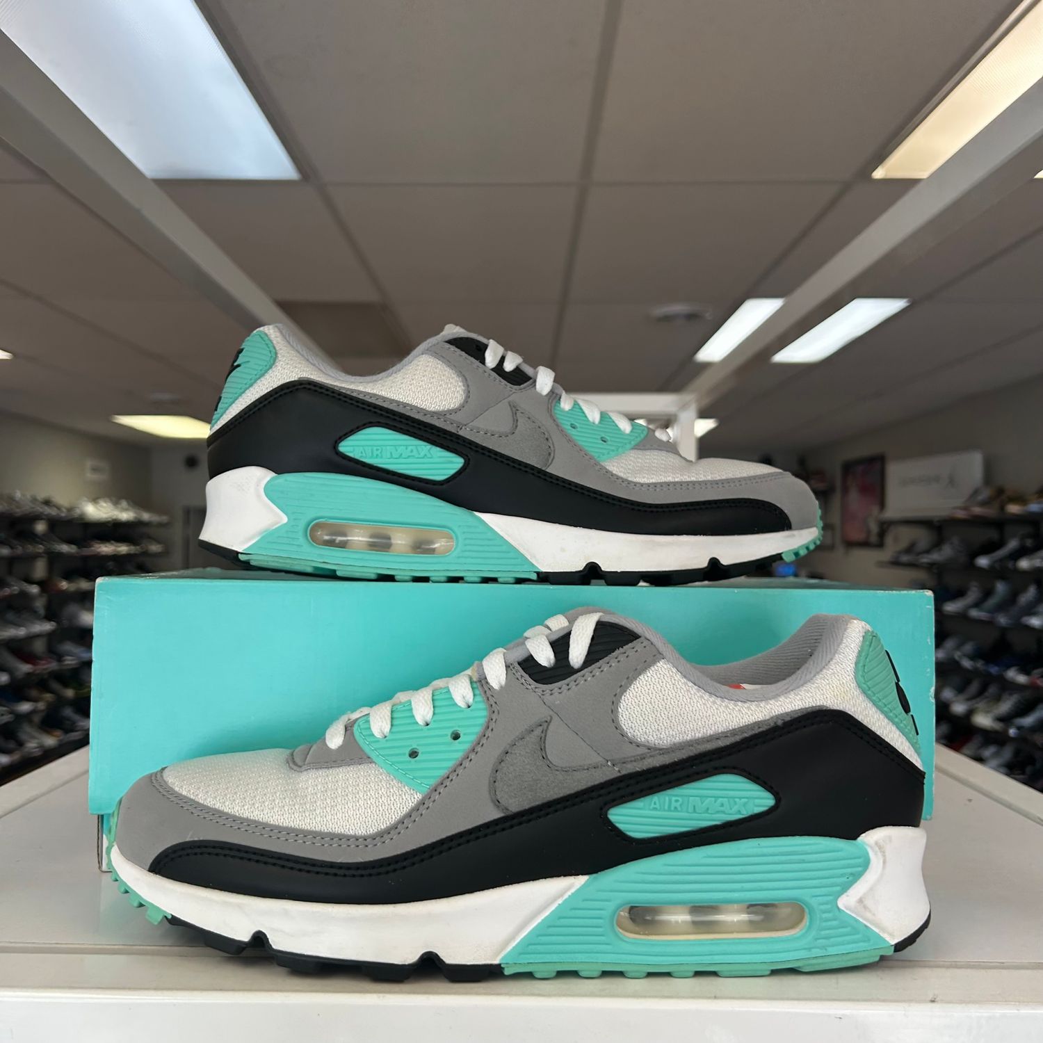 PO NIKE AIR MAX 90 RECRAFT TURQOOISE SX SIZE 11.5