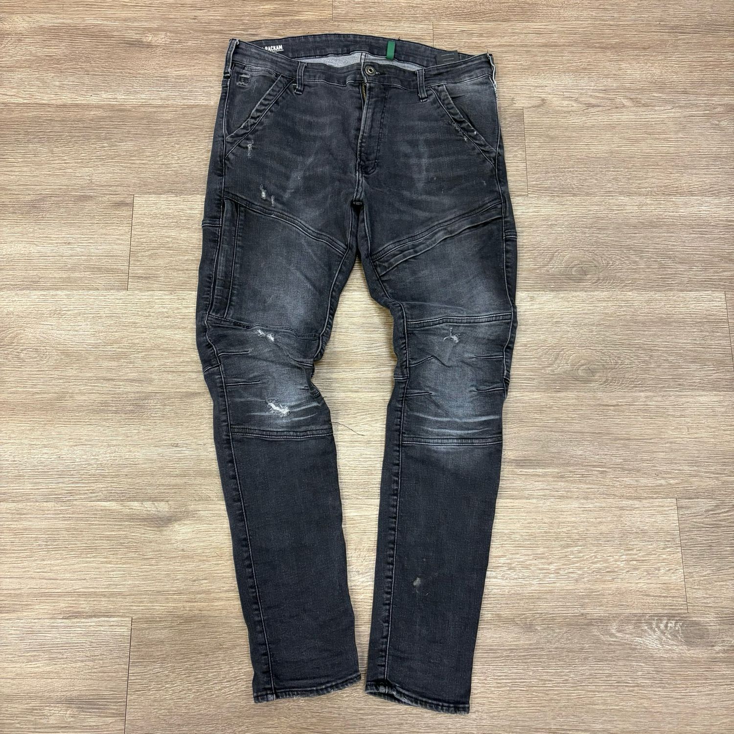 PO G STAR RACKAM JEANS BLACK SIZE 33 X 32