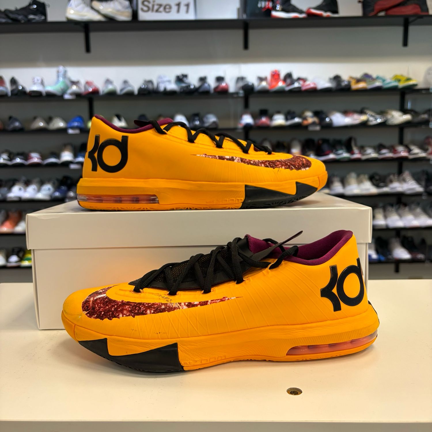 PO NB NIKE KD 6 PEANUT BUTTER AND JELLY SIZE 10