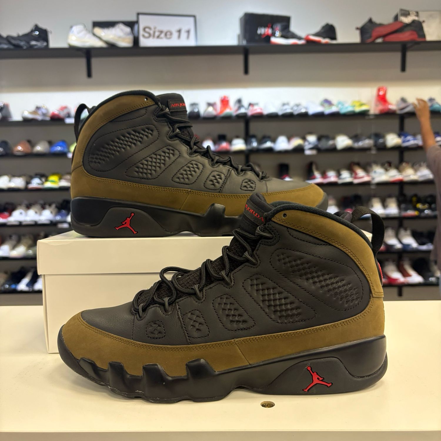 PO2 NB AIR JORDAN 9 OLIVE (2024) SIZE 12