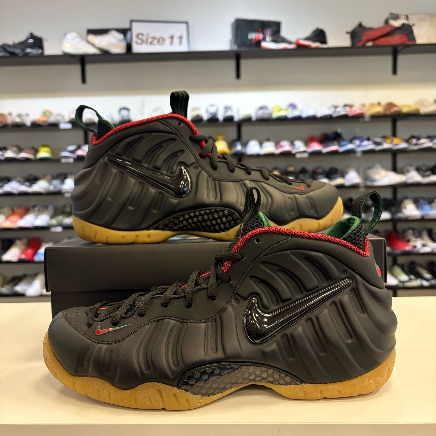 PO2 NIKE AIR FOAMPOSITE PRO GUCCI (2015) SIZE 10.5