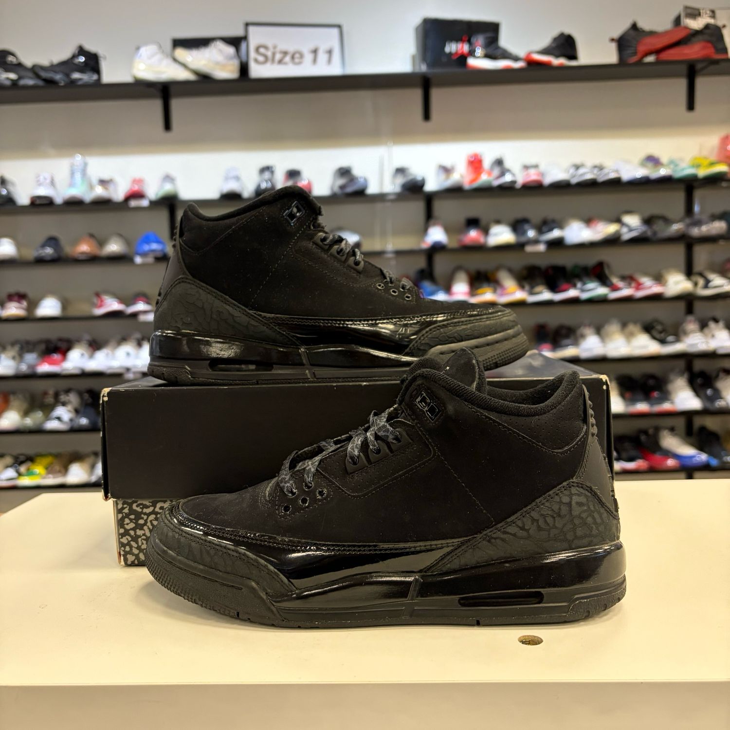 PO3 AIR JORDAN 3 RETRO BLACK CAT (2025) (GS) SIZE 7Y