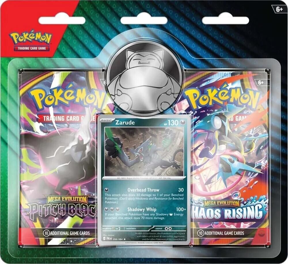 NEW POKEMON 2 PACK BLISTER (ZARUDE)