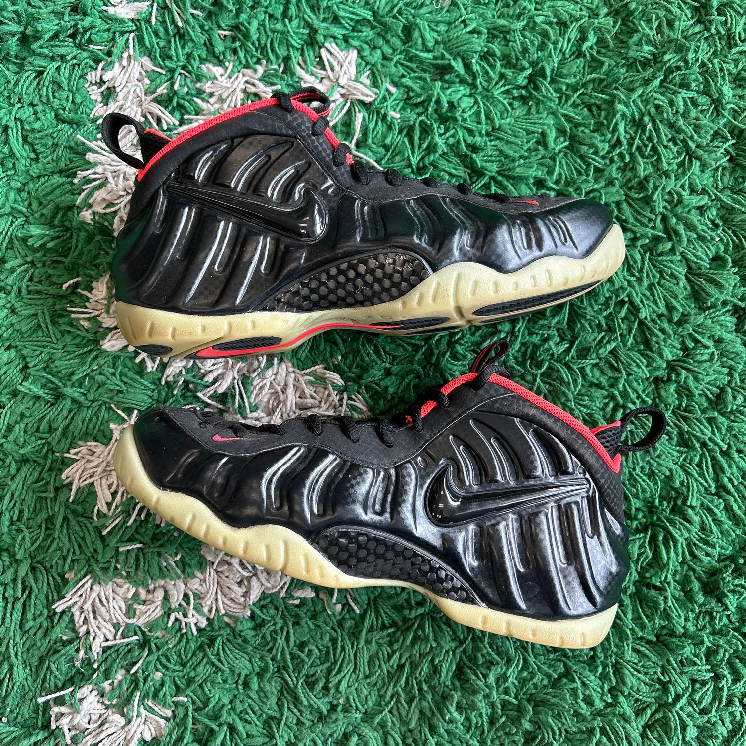 PO NB NIKE AIR FOAMPOSITE PRO BLACK YEEZY (SX) SIZE 10.5