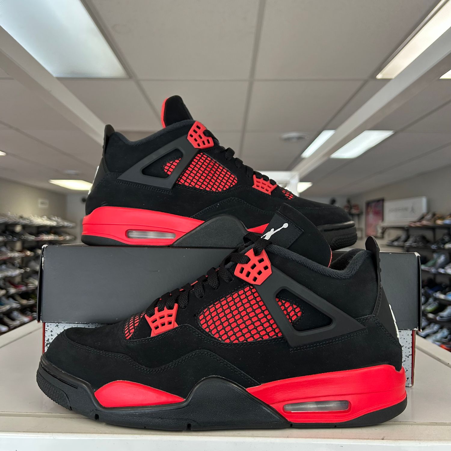 PO2 AIR JORDAN 4 RED THUNDER (SX) SIZE 12