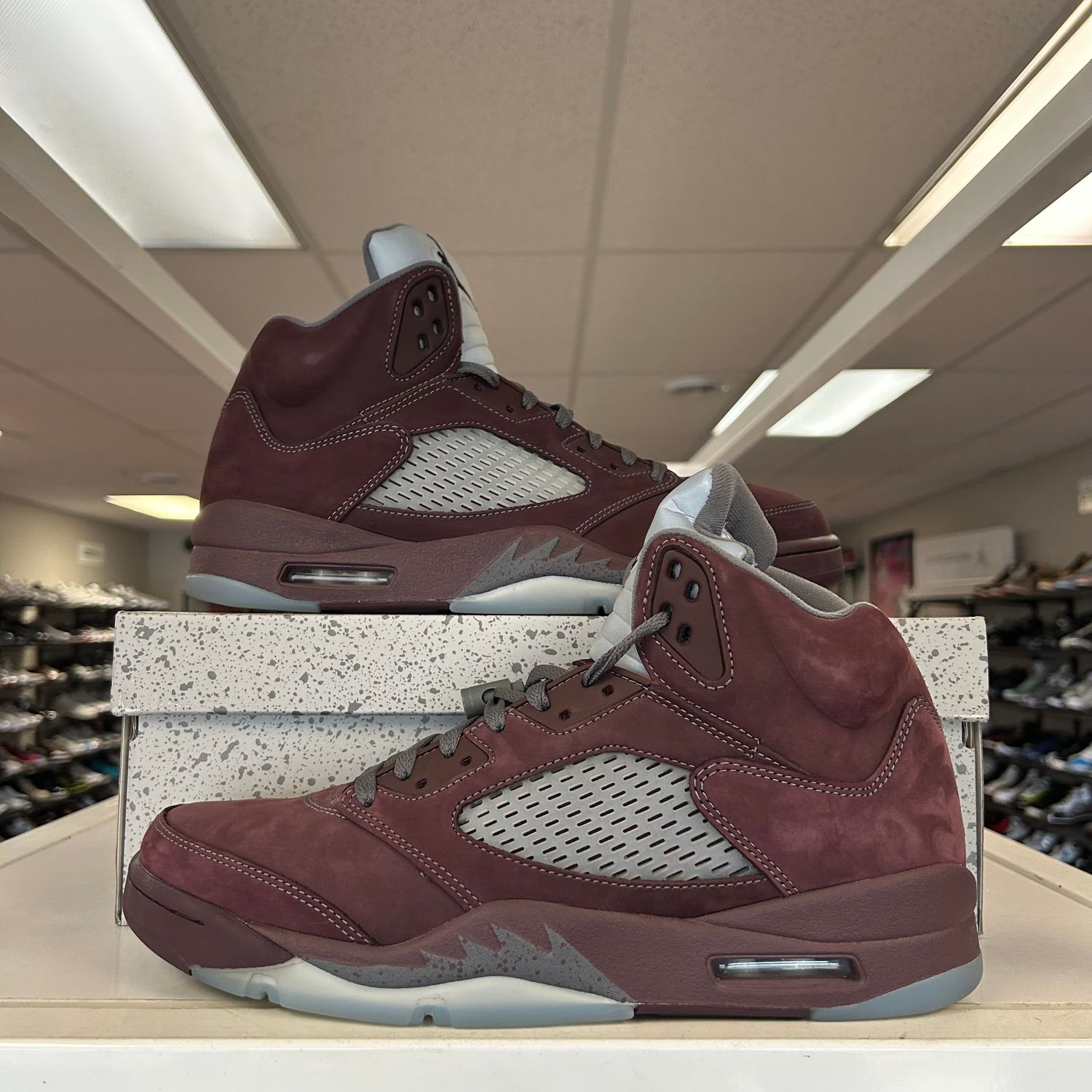 PO2 AIR JORDAN 5 BURGUNDY (2023) (SX) SIZE 12