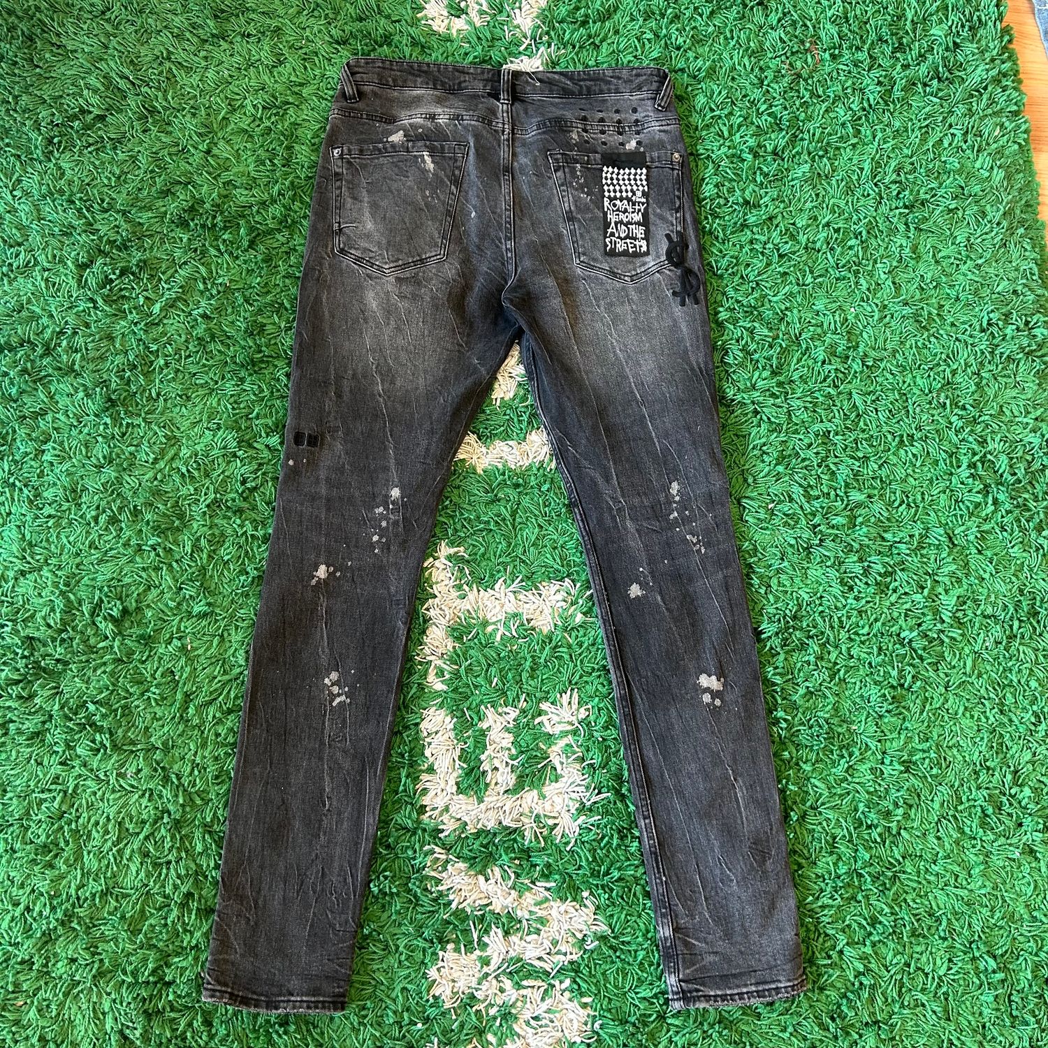PO KSUBI WASHED BLACK SIZE 32