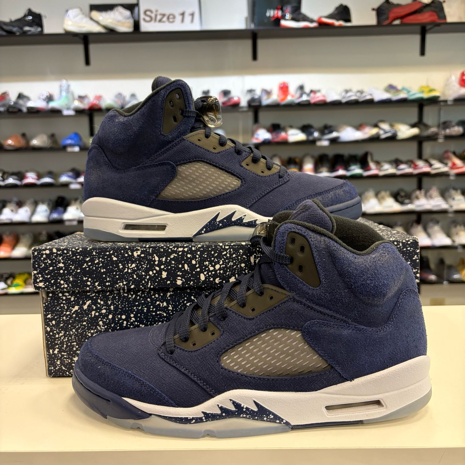 PO3 AIR JORDAN 5 MIDNIGHT NAVY SIZE 11.5