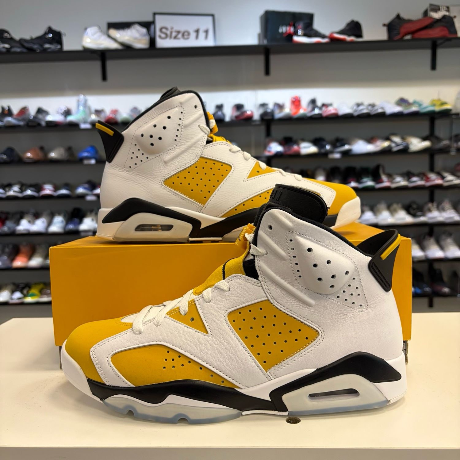 PO4 AIR JORDAN 6 YELLOW OCHRE SIZE 12