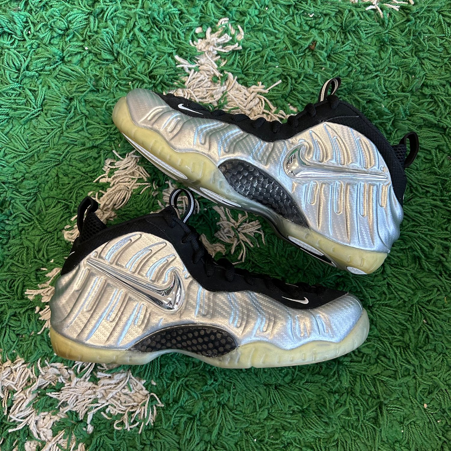 PO NB NIKE AIR FOAMPOSITE PRO SILVER SURFER (SX) SIZE 11
