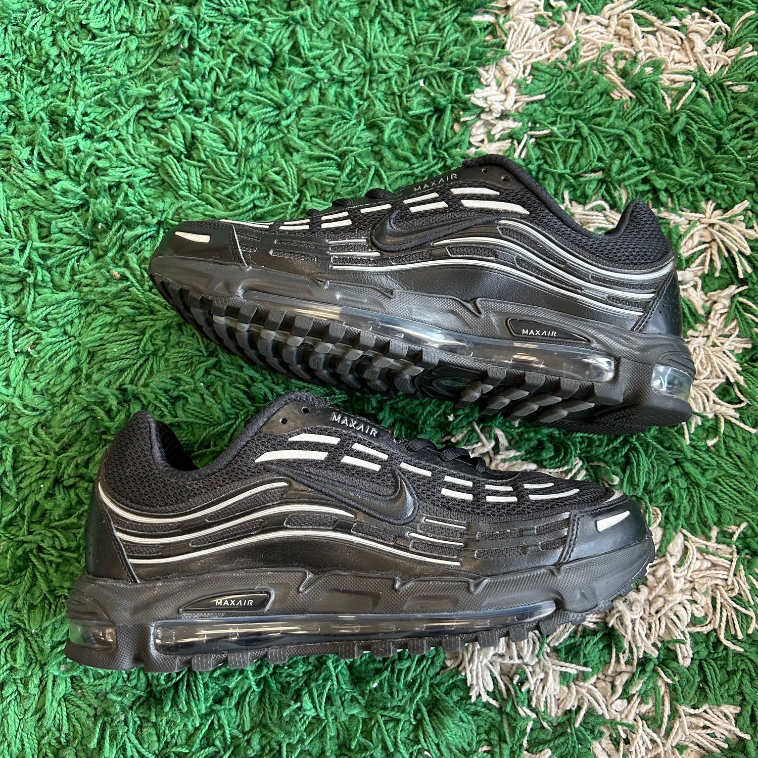 PO NB NIKE AIR MAX TL 2.5 BLACK METALLIC SILVER (SX) SIZE 10