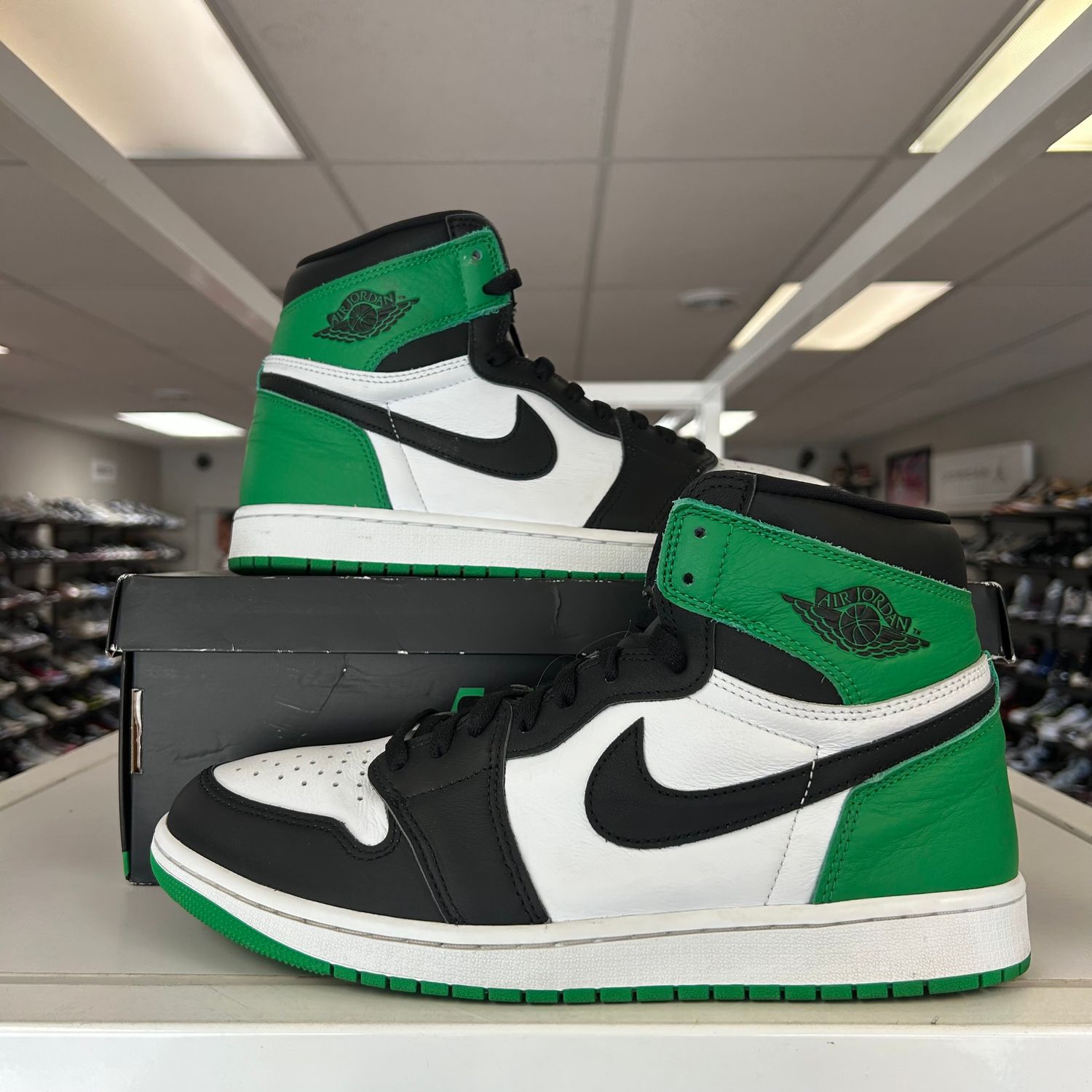 PO2 AIR JORDAN 1 LUCKY GREEN (SX) SIZE 11
