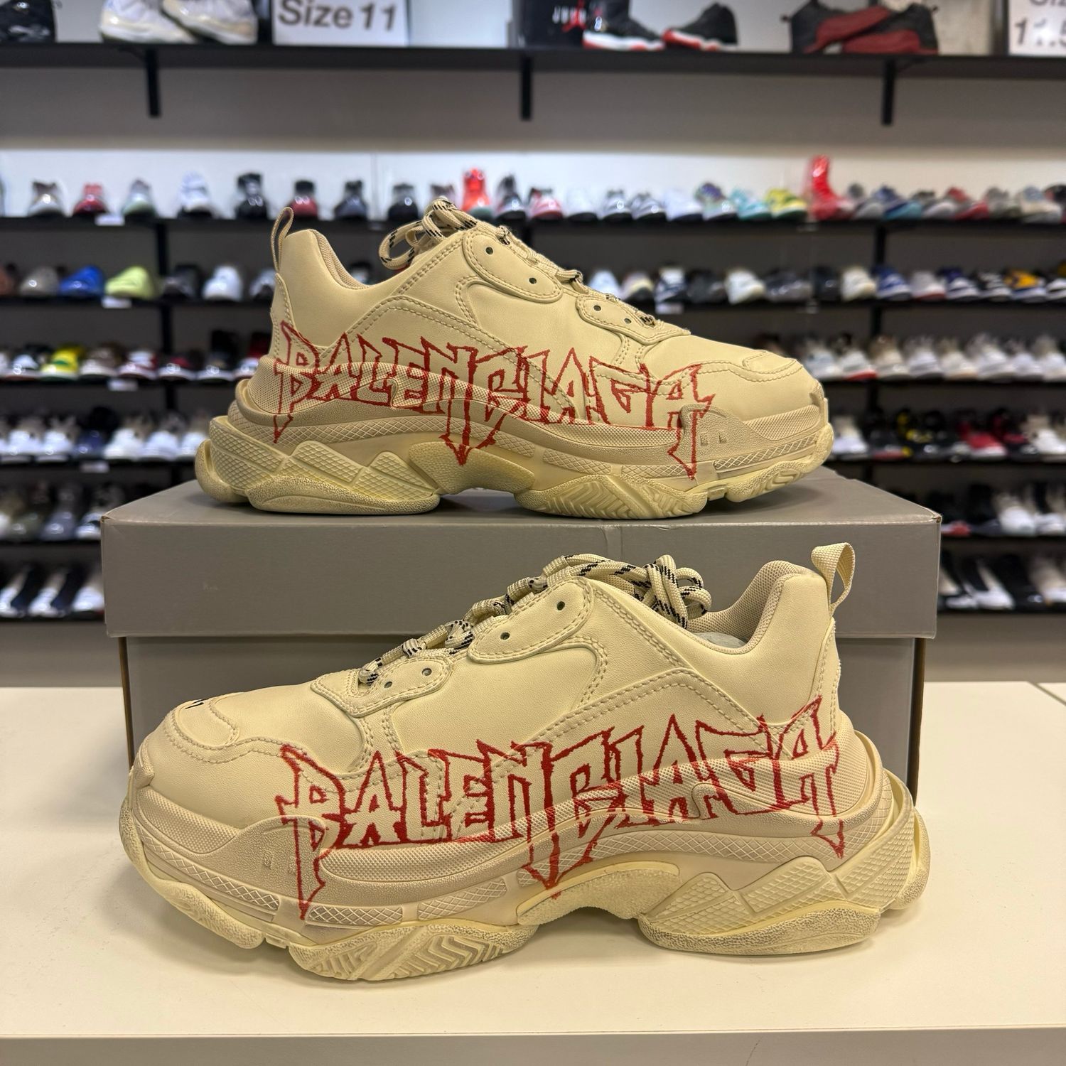 NEW BALENCIAGA TRIPLE S LNY PRINT WOMENS SIZE 41EU