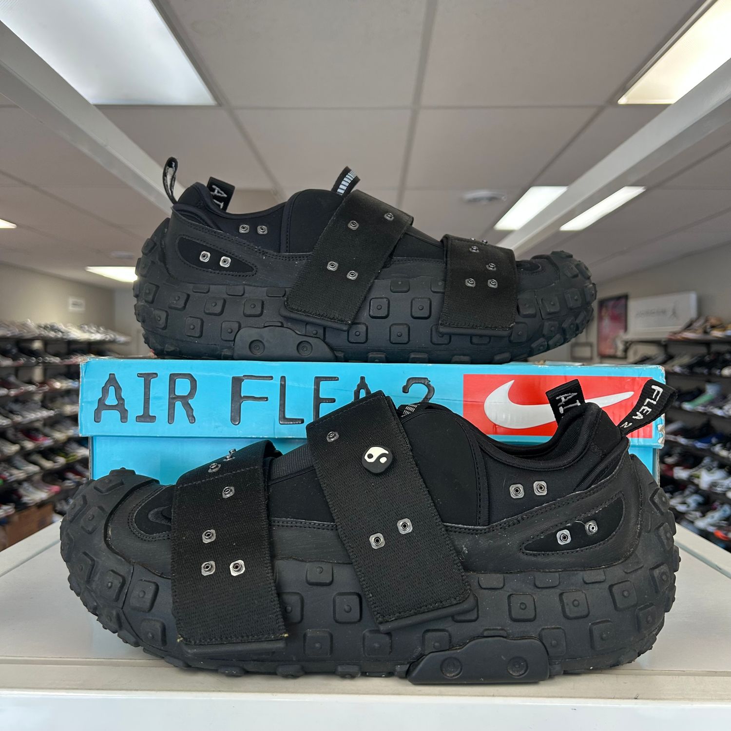 PO NIKE CPFM AIR FLEA 2 BLACK ALABASTER (SX) SIZE 13