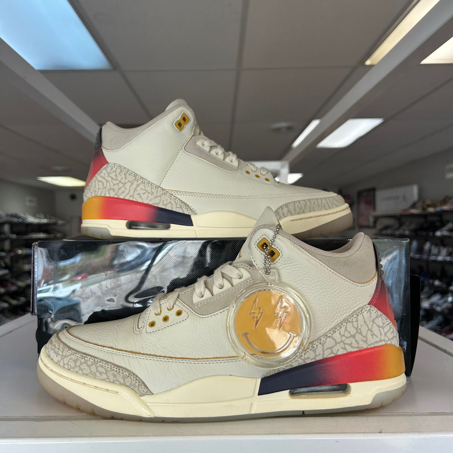 PO JORDAN 3 RETRO SP J BALVIN SUNSET (SX) SIZE 10.5