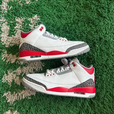 PO5 AIR JORDAN 3 FIRE RED (SX) SIZE 10.5