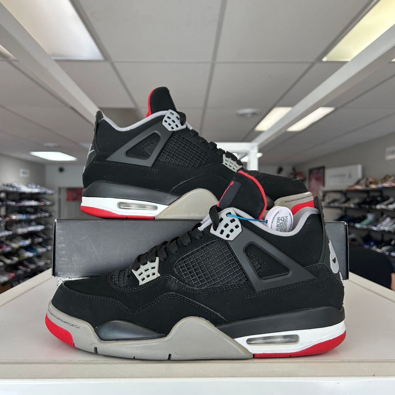 PO AIR JORDAN 4 BRED (2019) (SX) SIZE 10.5