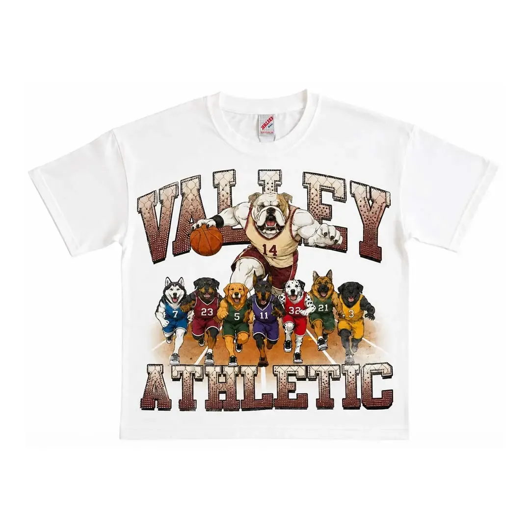 NEW VALE DOG SPORT DIVISION TEE WHITE