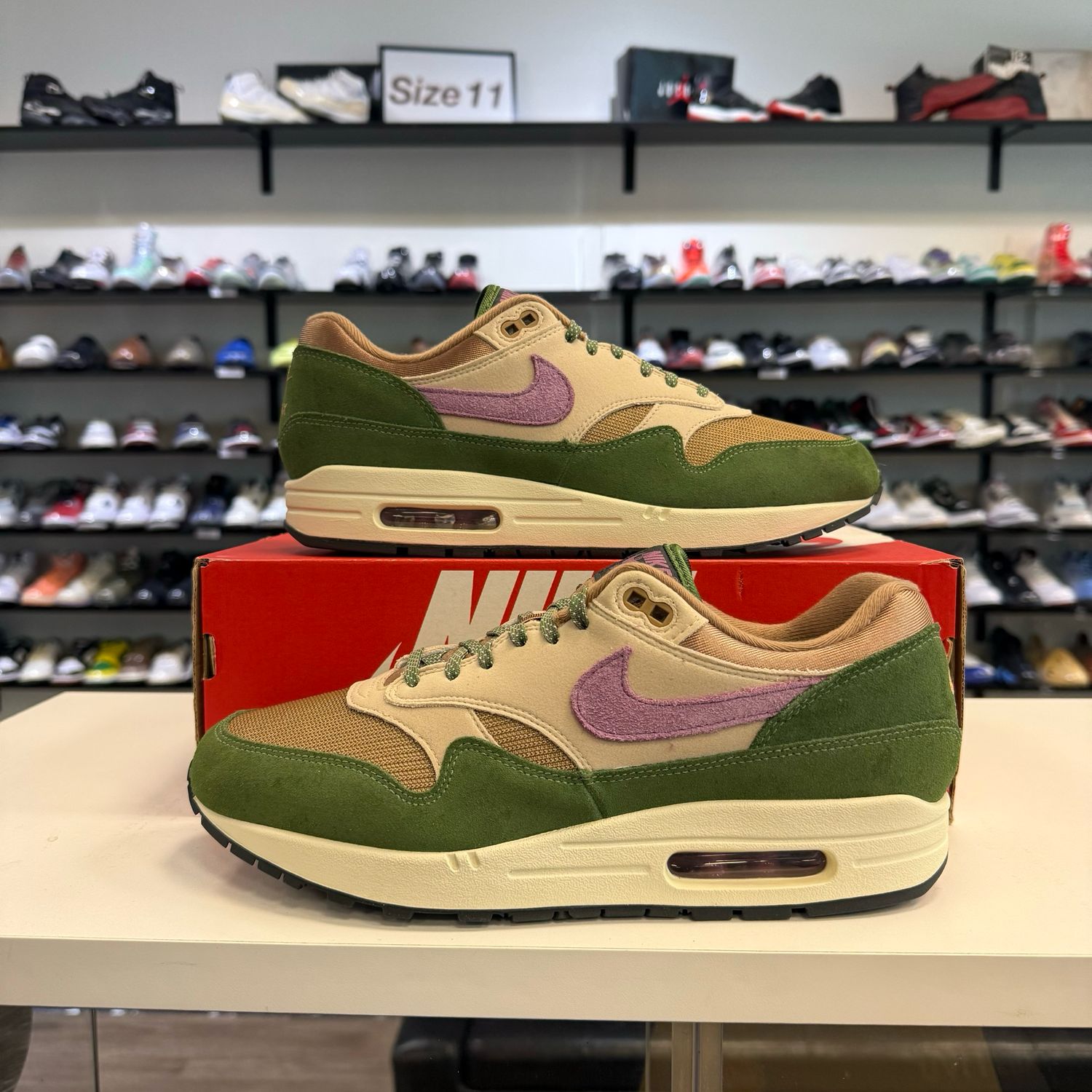 PO NIKE AIR MAX 1 SH TREELINE SIZE 11