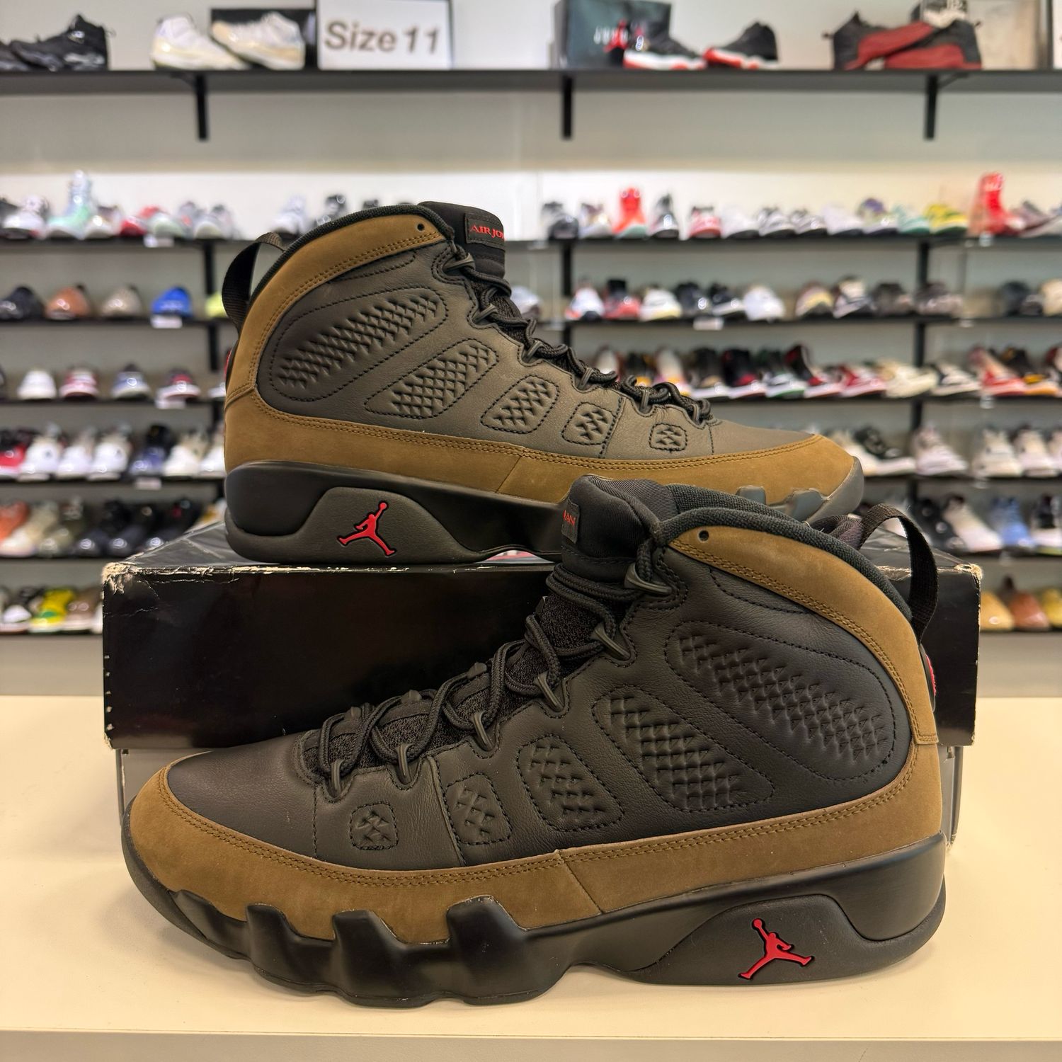 PO AIR JORDAN 9 OLIVE (2024) SX SIZE 12