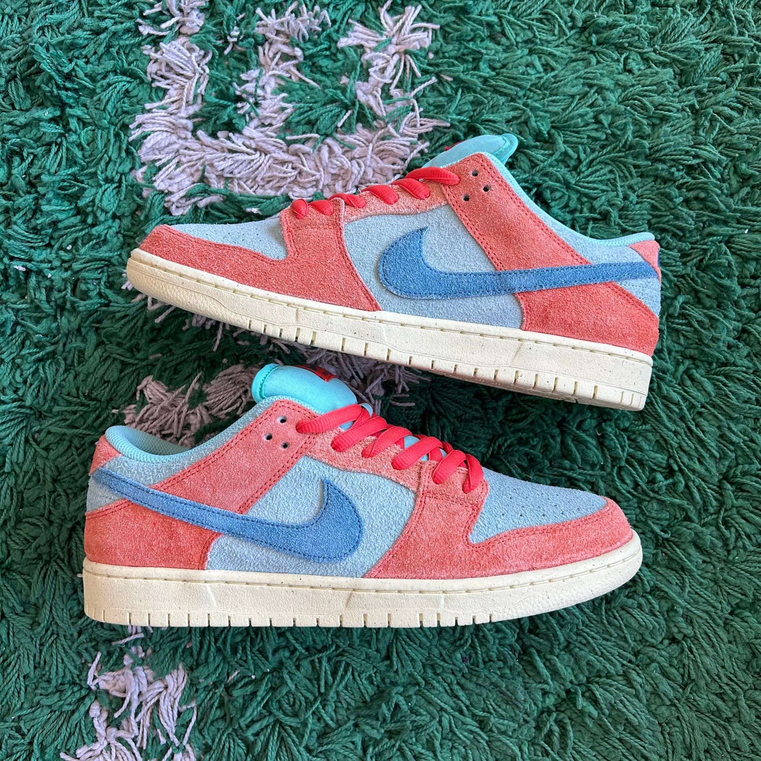 PO NB NIKE SB DUNK LOW ORANGE EMERALD RISE (SX)