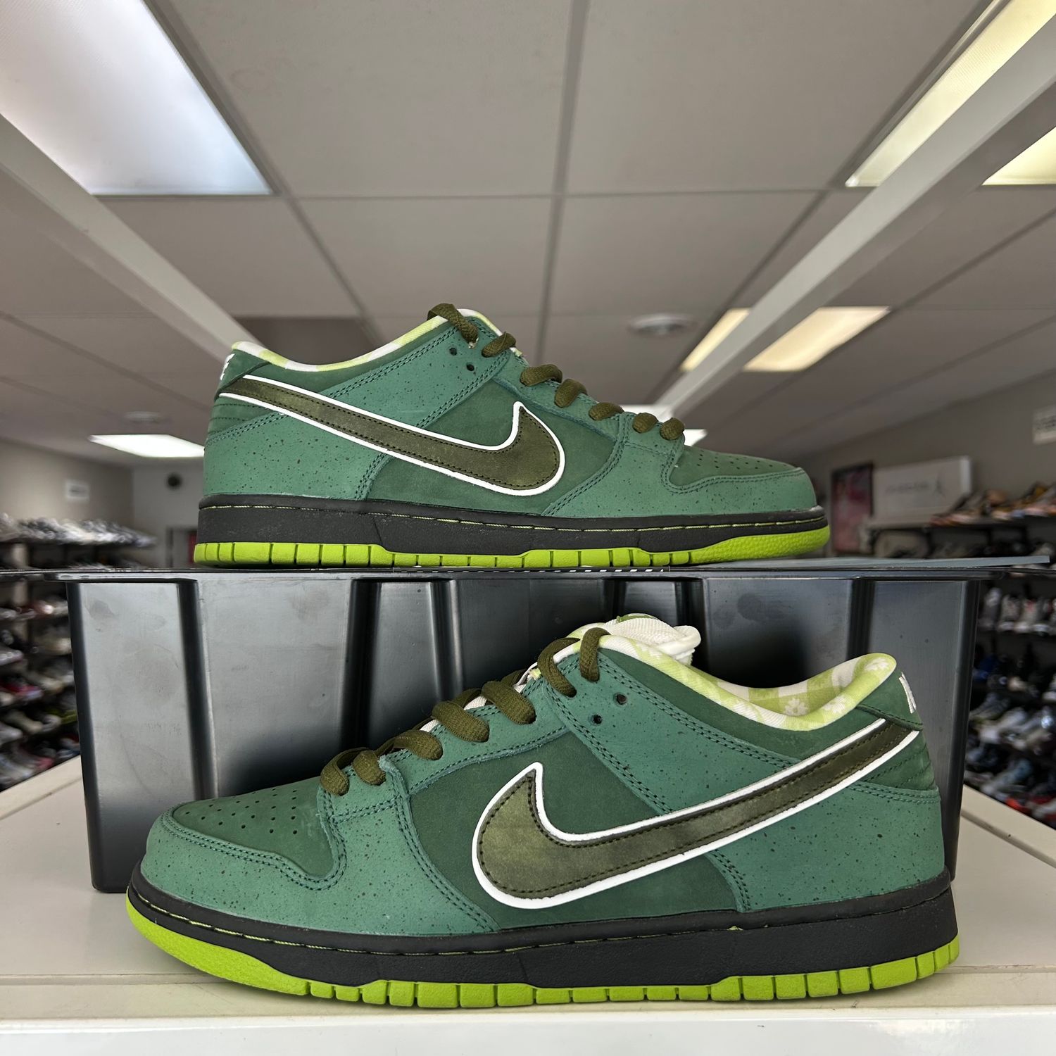 PO (SPECIAL BOX ONLY) NIKE SB DUNK LOW GREEN LOBSTER (SX) SIZE 10.5