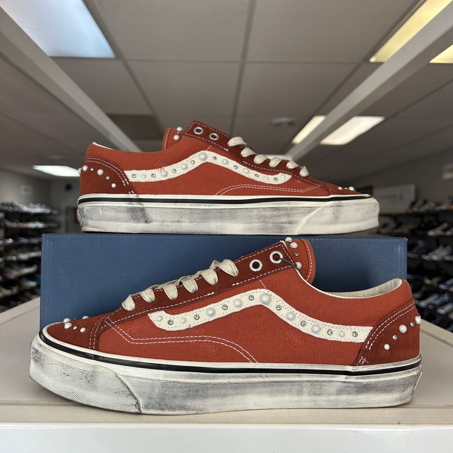 PO VANS LX OLD SKOOL PEARLIZED BRONZE RUST (SX) SIZE 12